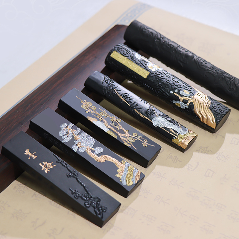 Chinese Art Craft - Chinesischer Kalligraphie-Tintenstein, handgefertigter Tintenblock, Tintenblock für