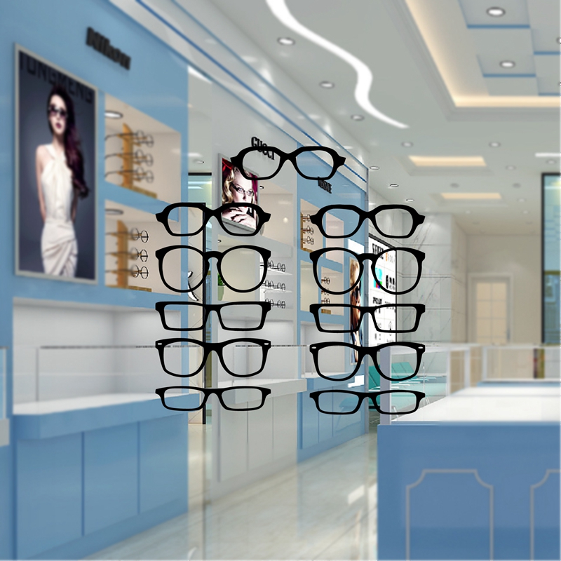 Art Craft Glasses - Gläser Hipster Streifen Vinyl Wand Aufkleber