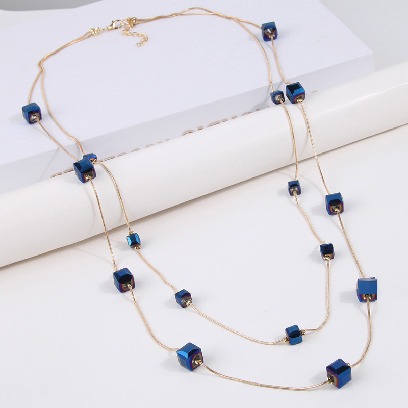 Art Craft Glasses - Neue Mode Lange Halsketten Quadratische Gläser