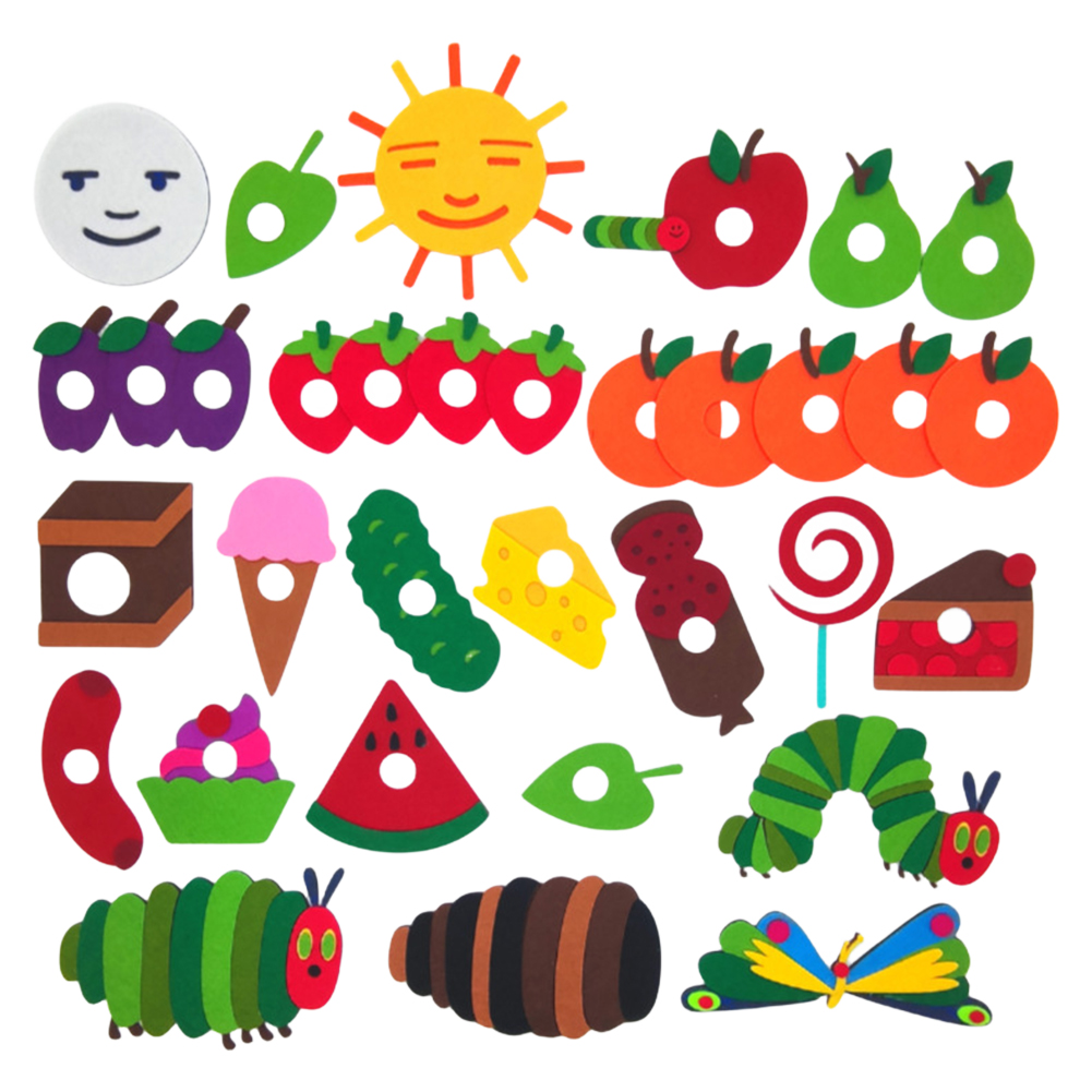 Art Craft For Preschoolers - Die hungrige Raupe Spielzeug Englische Bilderbücher