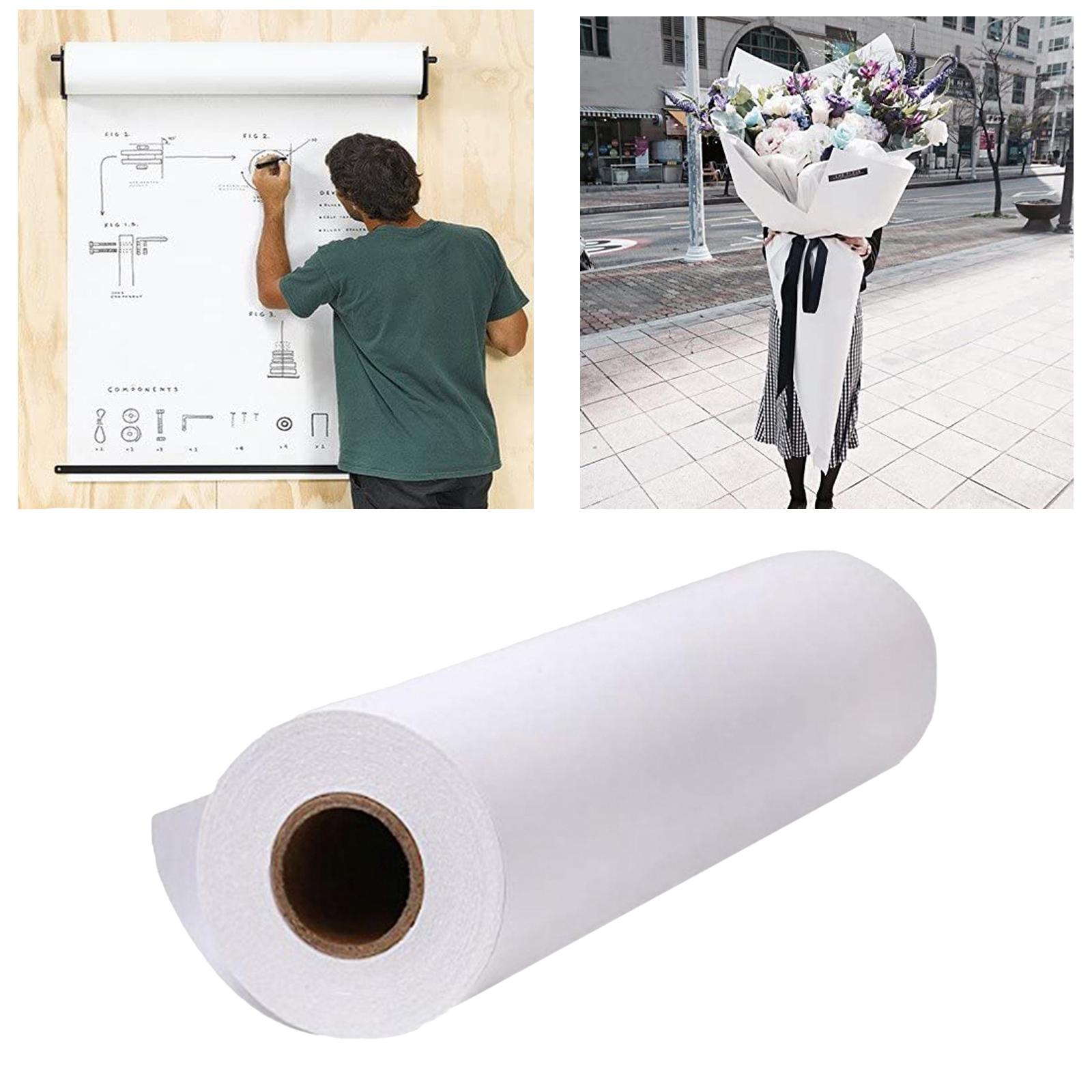 Art And Craft Recycle - 10/20/30m/Rolle weiße Kraft Kunst handwerk Papierrolle,