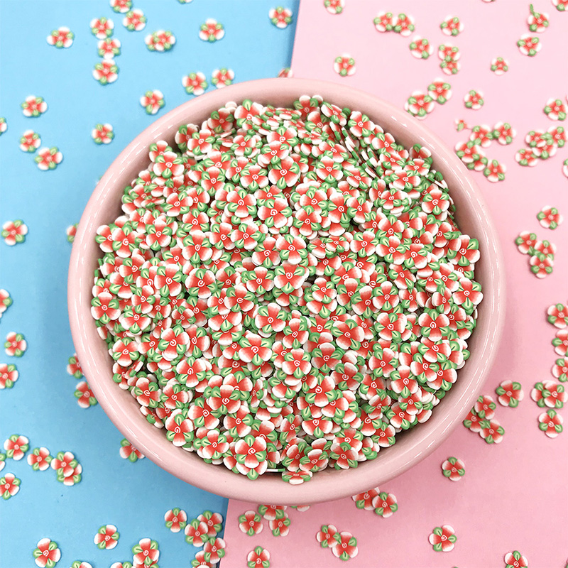 Art Craft Flower Making - 100g/lot Heiße Ton Blume Scheibe Polymer