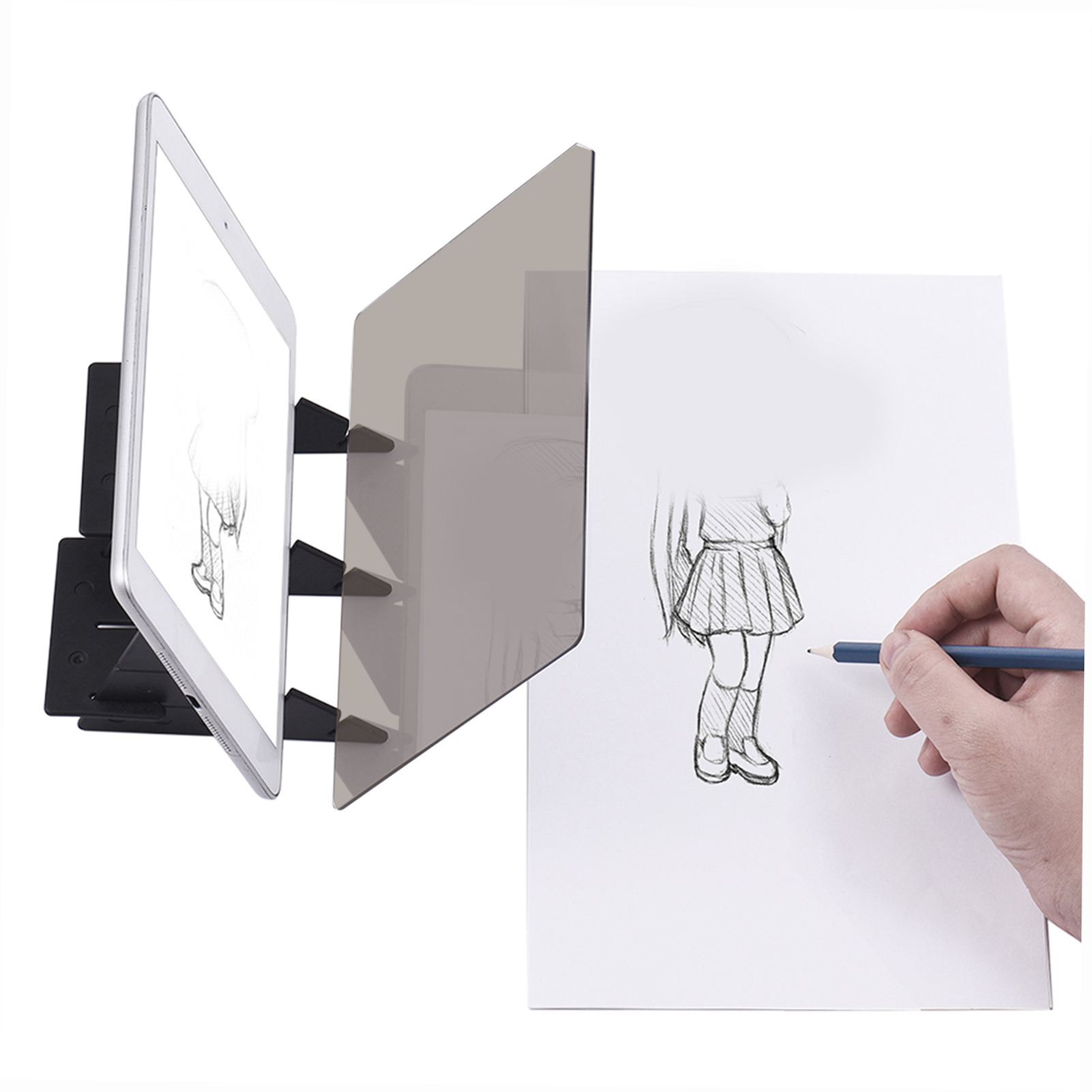 Art Craft Optical - Tragbare optische Zeichenplatte, Kopierblock, Bastelpaneel, Anime-Malerei,