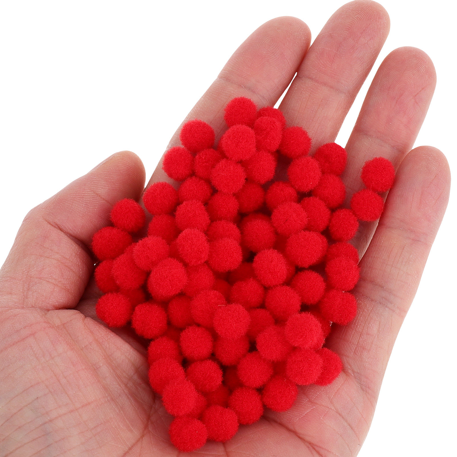 100 Stück rote Mini-Pompons au – Art Craft For Preschoolers Bewertung und Preis