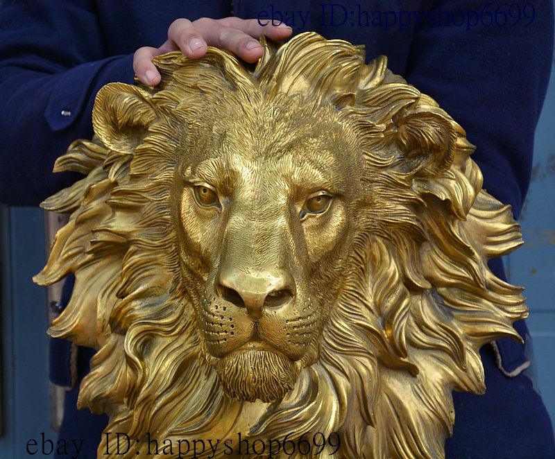 42 cm Porzellan Messing Kupfer – Art Craft Lion Bewertung und Preis