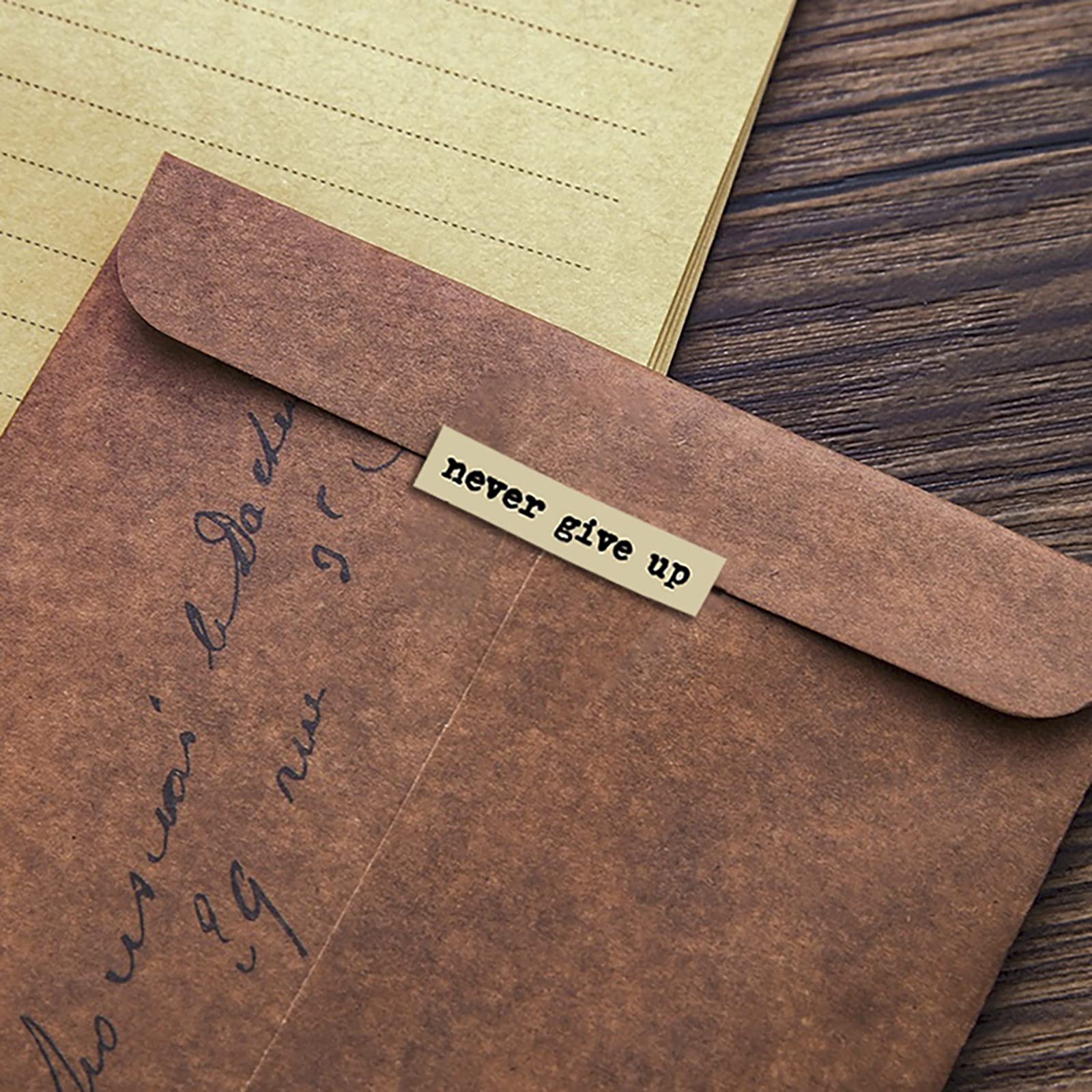 8 Stück braune Notizaufkleber, – Art Craft Journals Bewertung und Preis