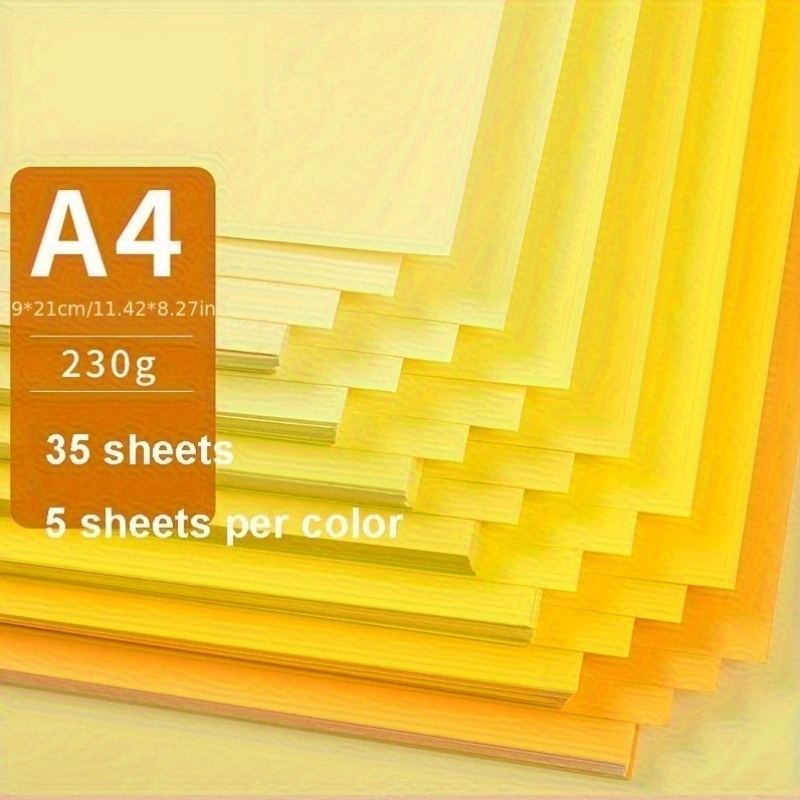35 Blatt farbiger Papierkarton – Art And Craft Recycle Bewertung und Preis