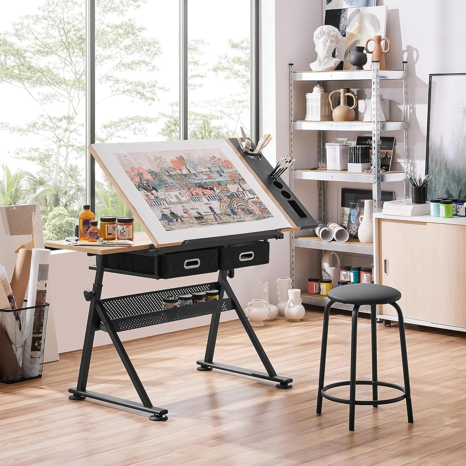 Verstellbarer Zeichentisch mit – Art Crafting Bewertung und Preis
