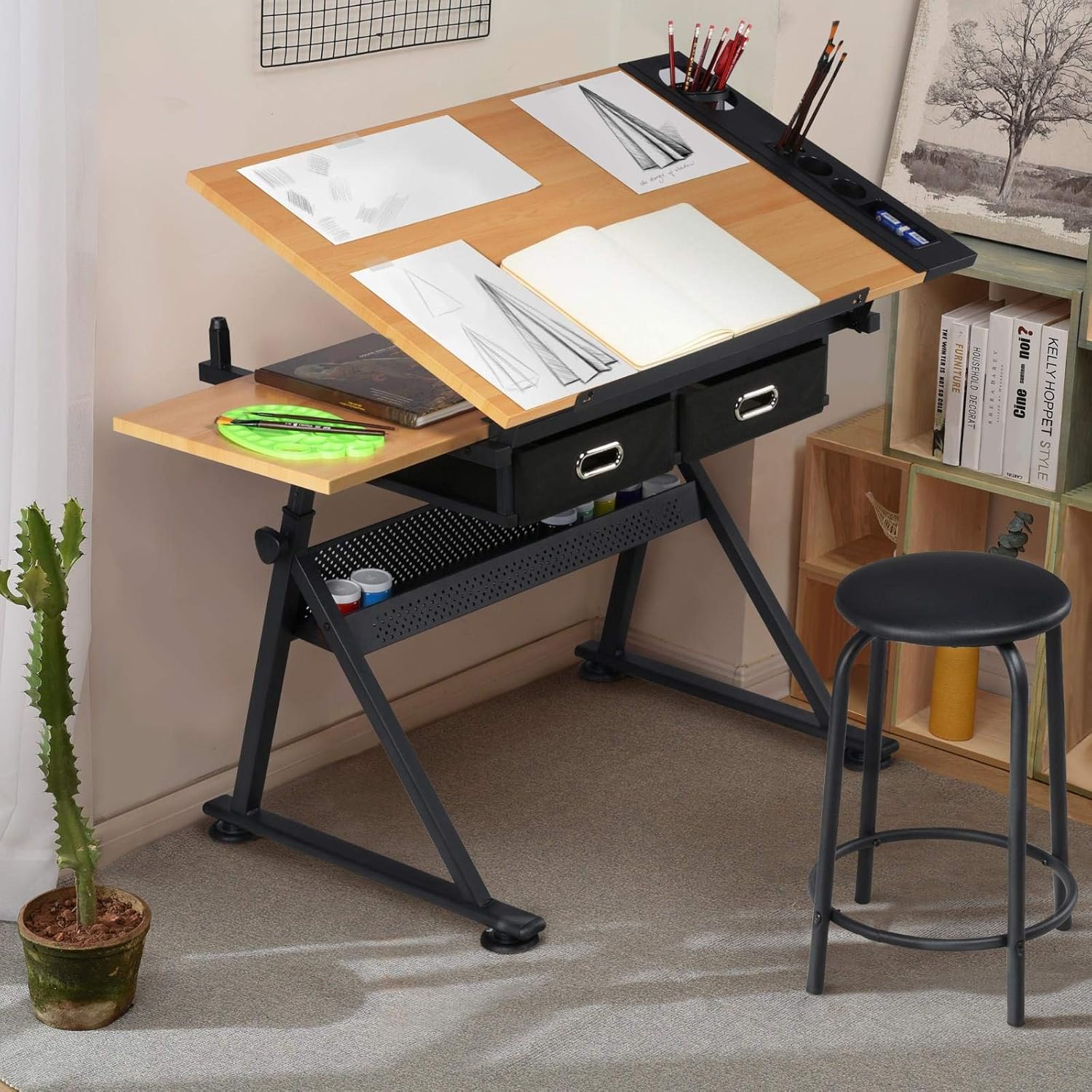 Verstellbarer Zeichentisch mit – Art Crafting Bewertung und Preis