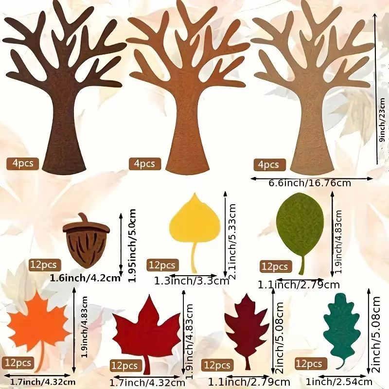 96-teiliges Herbst-Dankbaum-Ba – Art And Craft Autumn Bewertung und Preis