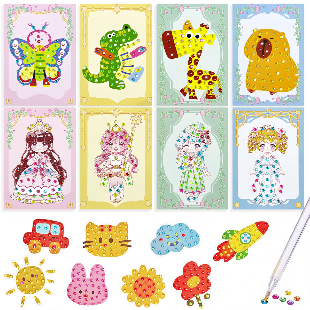 16-teiliges Edelstein-Set, DIY – Art Craft Number Bewertung und Preis
