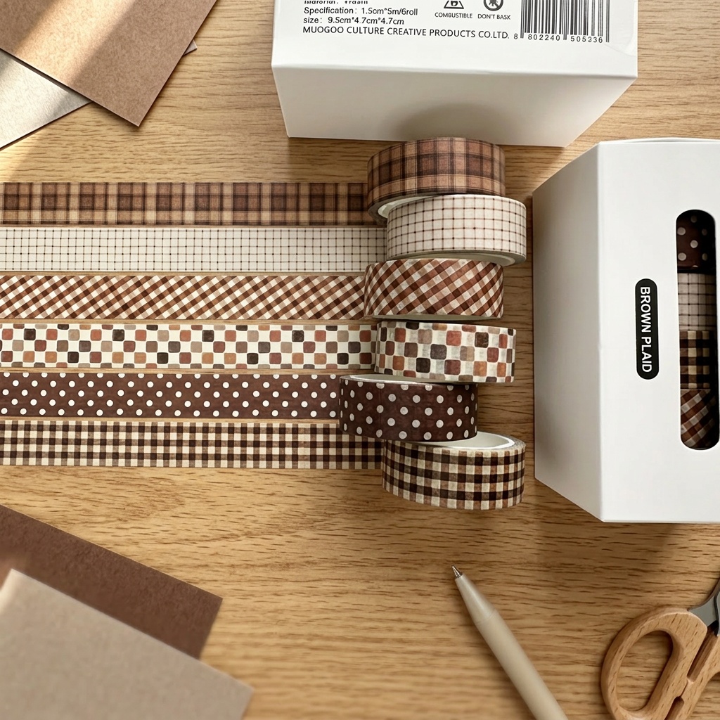 Washi-Tape-Set, 6 Rollen, vers – Art Craft Journals Bewertung und Preis
