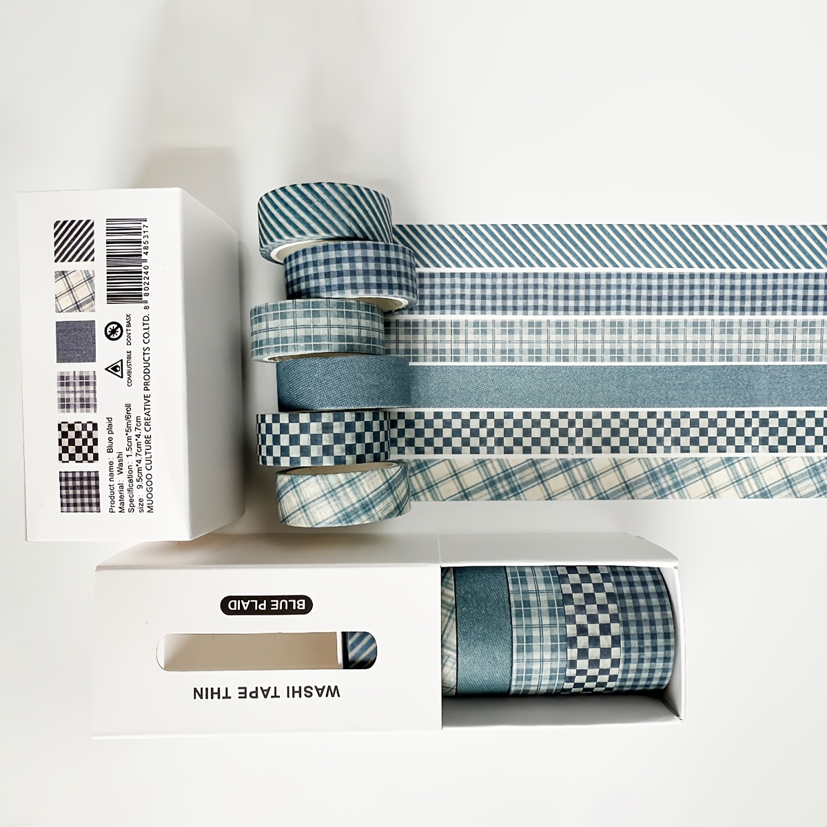 Washi-Tape-Set, 6 Rollen, vers – Art Craft Journals Bewertung und Preis