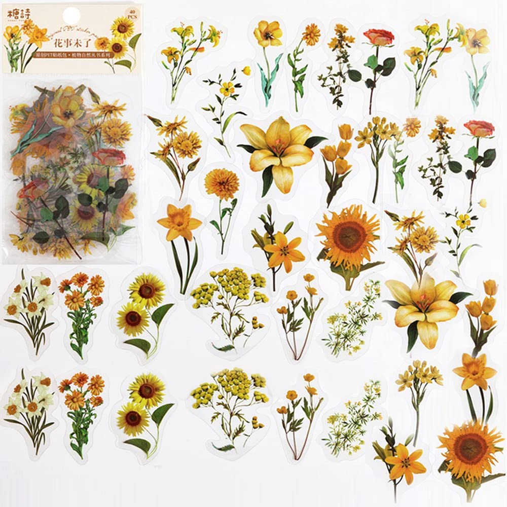 40 Stück Scrapbook-Aufkleber,  – Art Craft Journals Bewertung und Preis