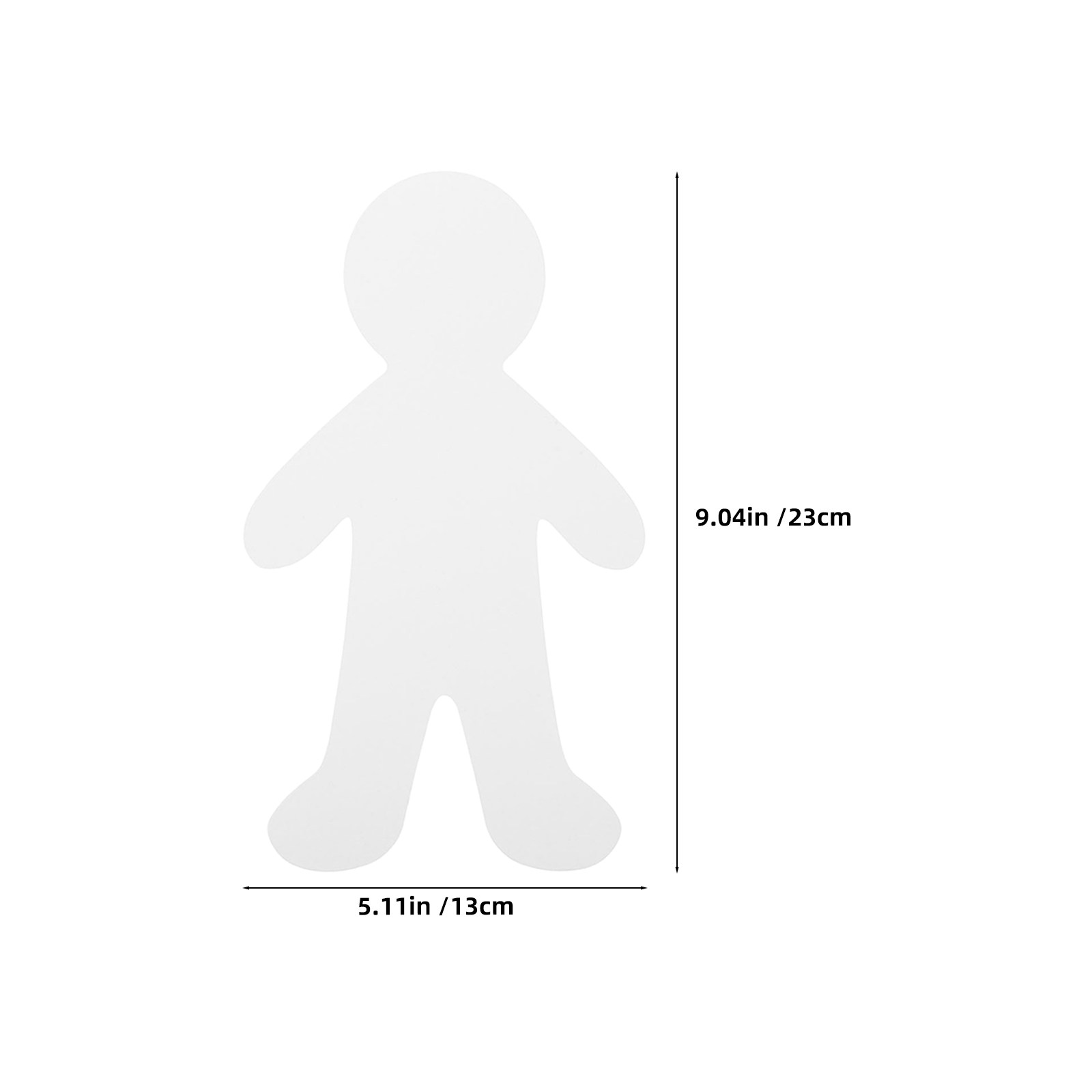 Leere Pappfiguren, ungestaltet – Art Craft For Preschoolers Bewertung und Preis