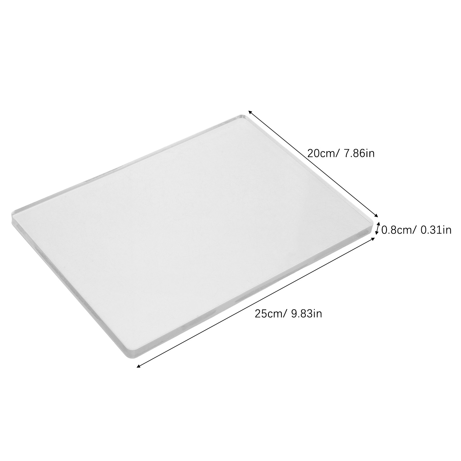 20x25cm Transparente Gel-Druck – Art Craft Journals Bewertung und Preis