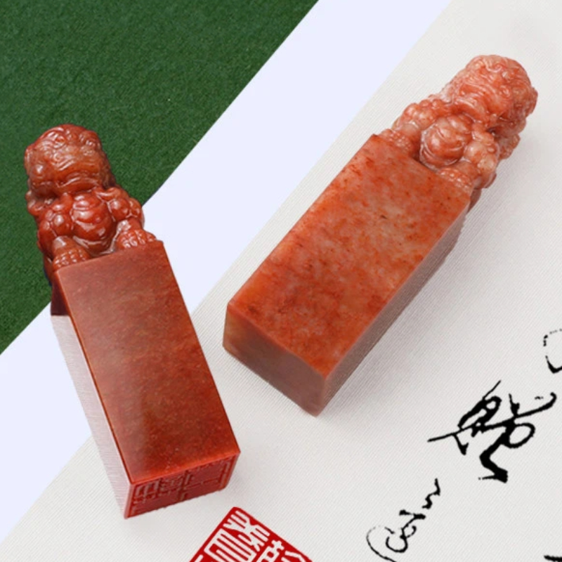 Klare Stempel aus Naturstein,  – Chinese Art Craft Bewertung und Preis