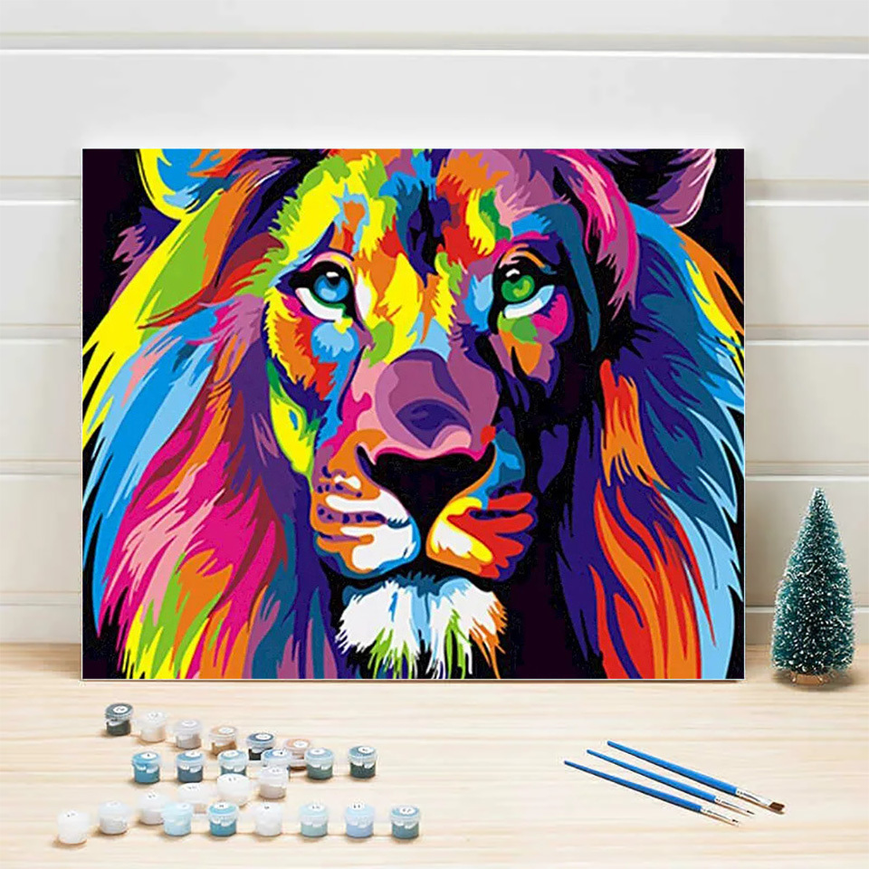 AZQSD Malen nach Zahlen für Er – Art Craft Lion Bewertung und Preis