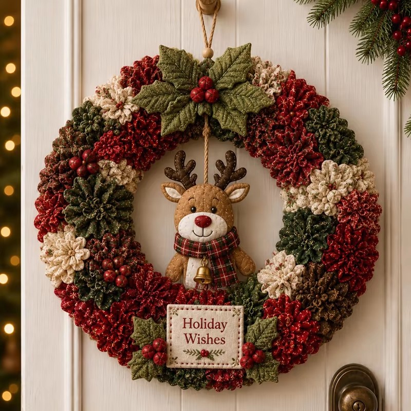 3D Weihnachts-Stoff-Poke-Art-S – Art Crafting Bewertung und Preis