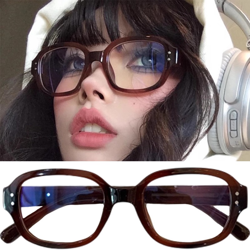 Y2K Damen Retro Ovale Eckige B – Art Craft Glasses Bewertung und Preis