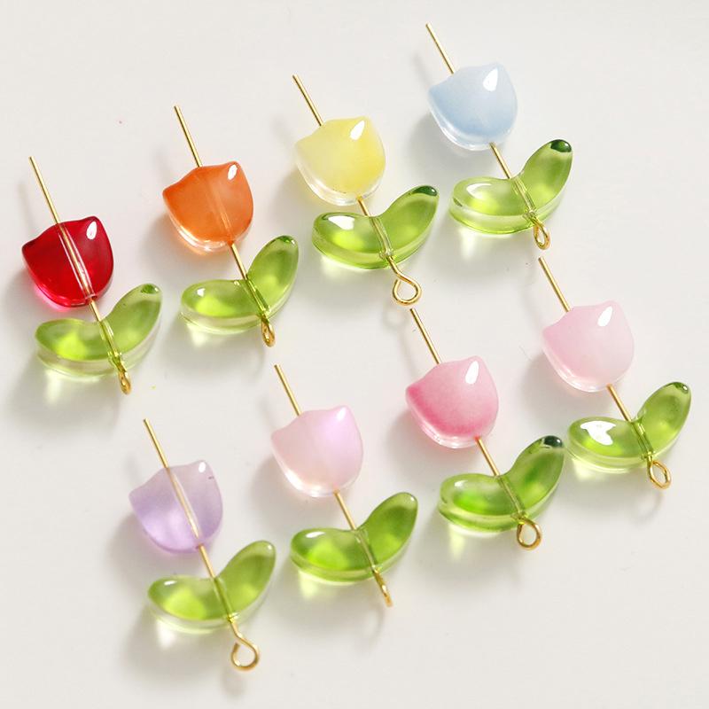 Lampwork Blumenperlen 30 Stück – Art Craft Flower Making Bewertung und Preis