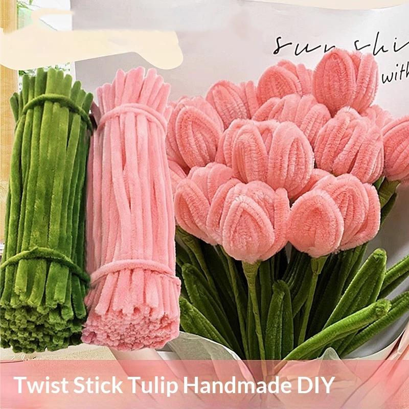 200/300 Stück Chenille-Stiele  – Art Craft Flower Making Bewertung und Preis