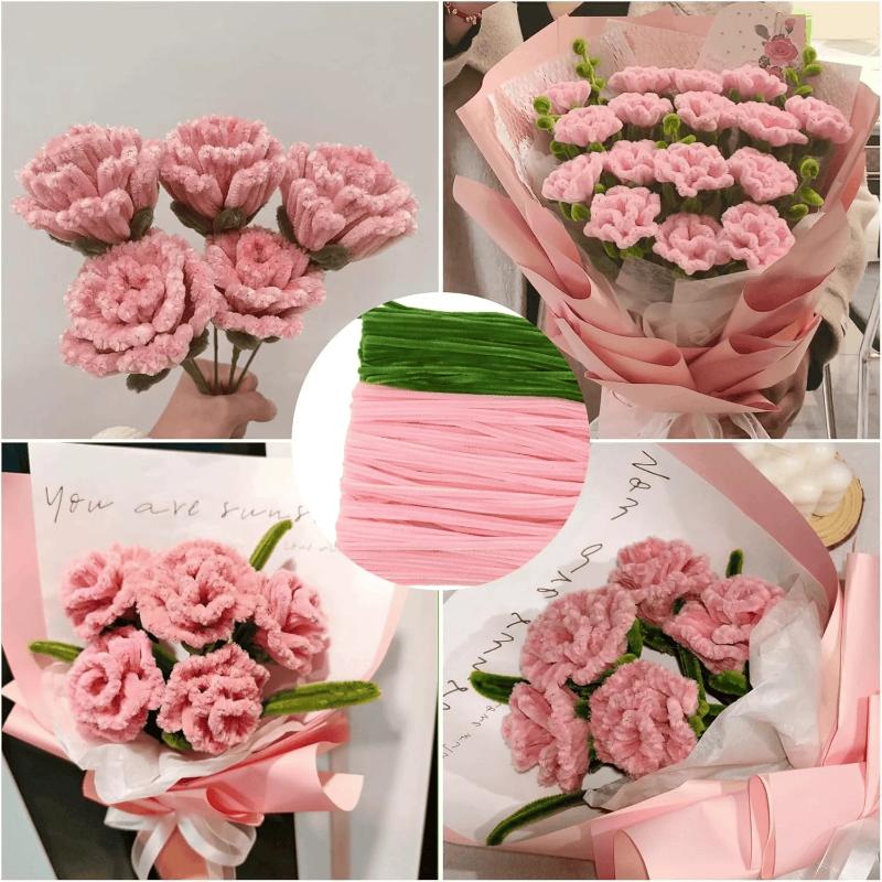 200/300 Stück Chenille-Stiele  – Art Craft Flower Making Bewertung und Preis