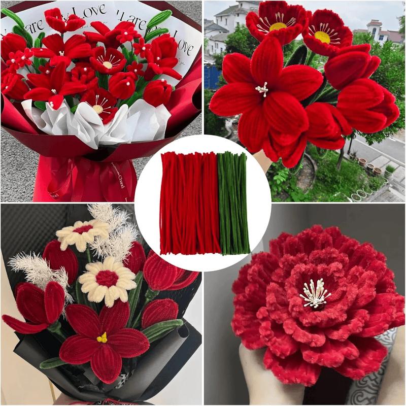 200/300 Stück Chenille-Stiele  – Art Craft Flower Making Bewertung und Preis