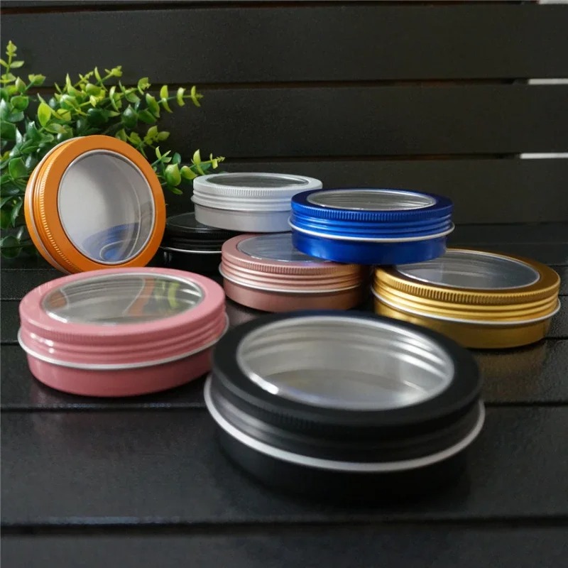 Klare Fenster-Runddosen aus Al – Art And Craft Recycle Bewertung und Preis