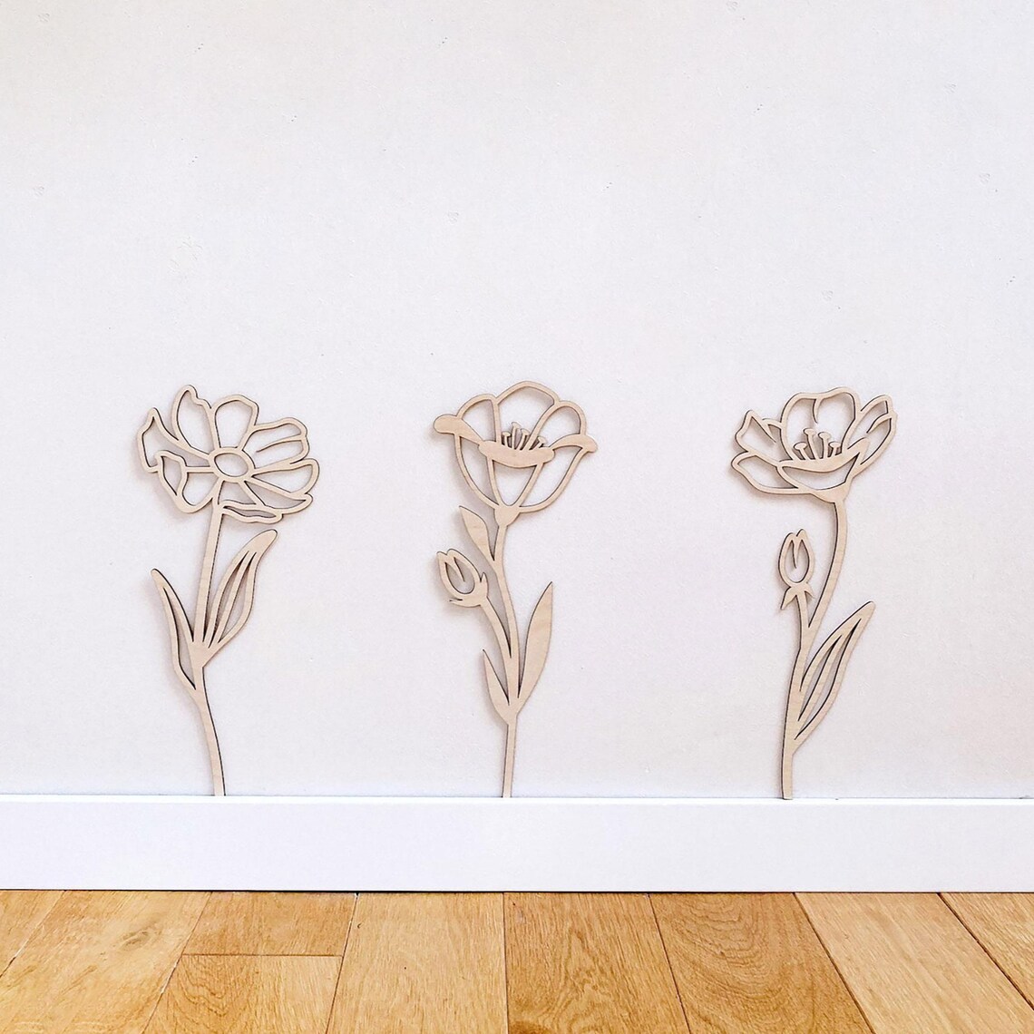 Holzblumen-Wanddekoration, Wil – Art And Craft For Nursery Bewertung und Preis