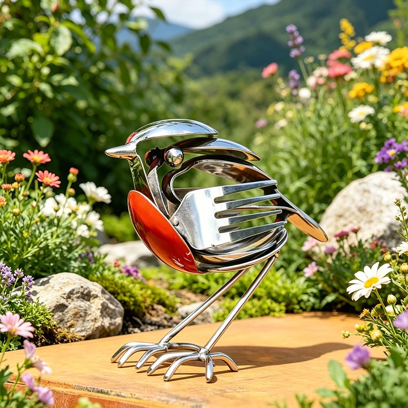 Schrottmetall-Kunst Robin-Skul – Art And Craft Recycle Bewertung und Preis